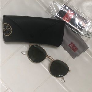 Ray Band Round Metal Sunglasses
